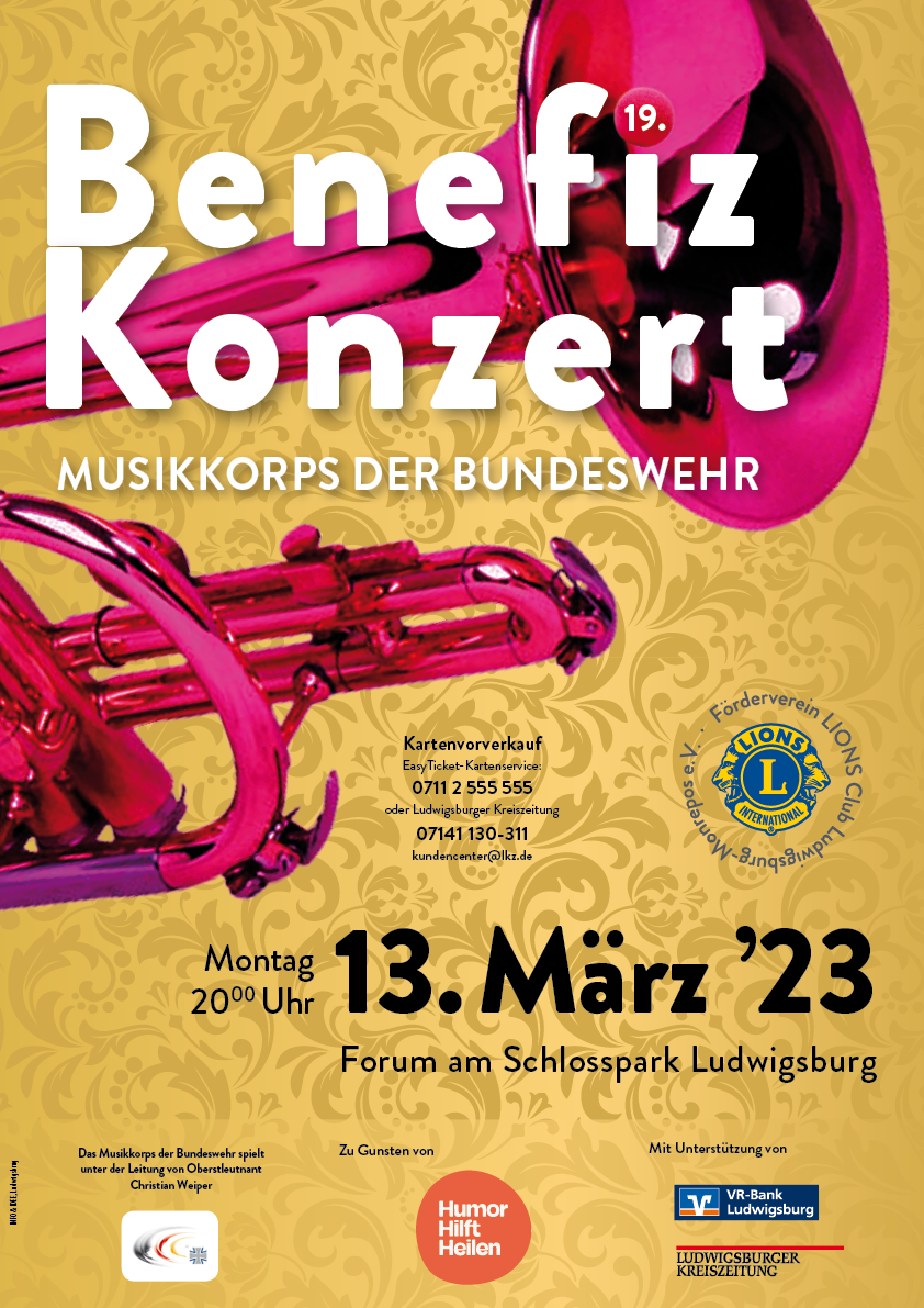 Plakat LIONS Club Benefiz Konzert